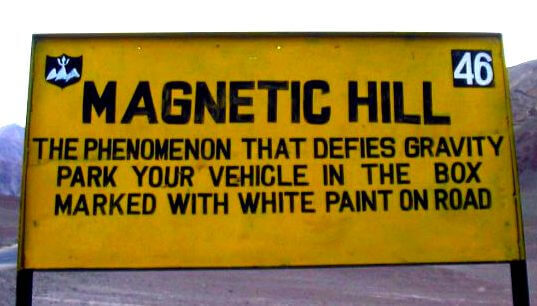 Magnetic Hill in Ladakh (Myth or Truth)